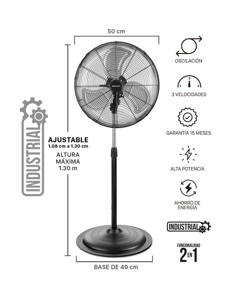 Ventilador de pedestal Beckon 3 velocidades