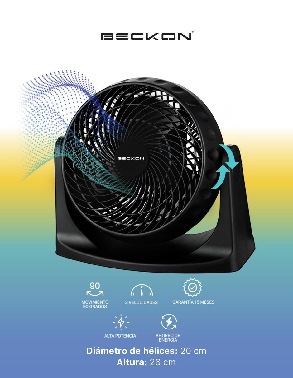 Ventilador de piso 3 velocidades 7