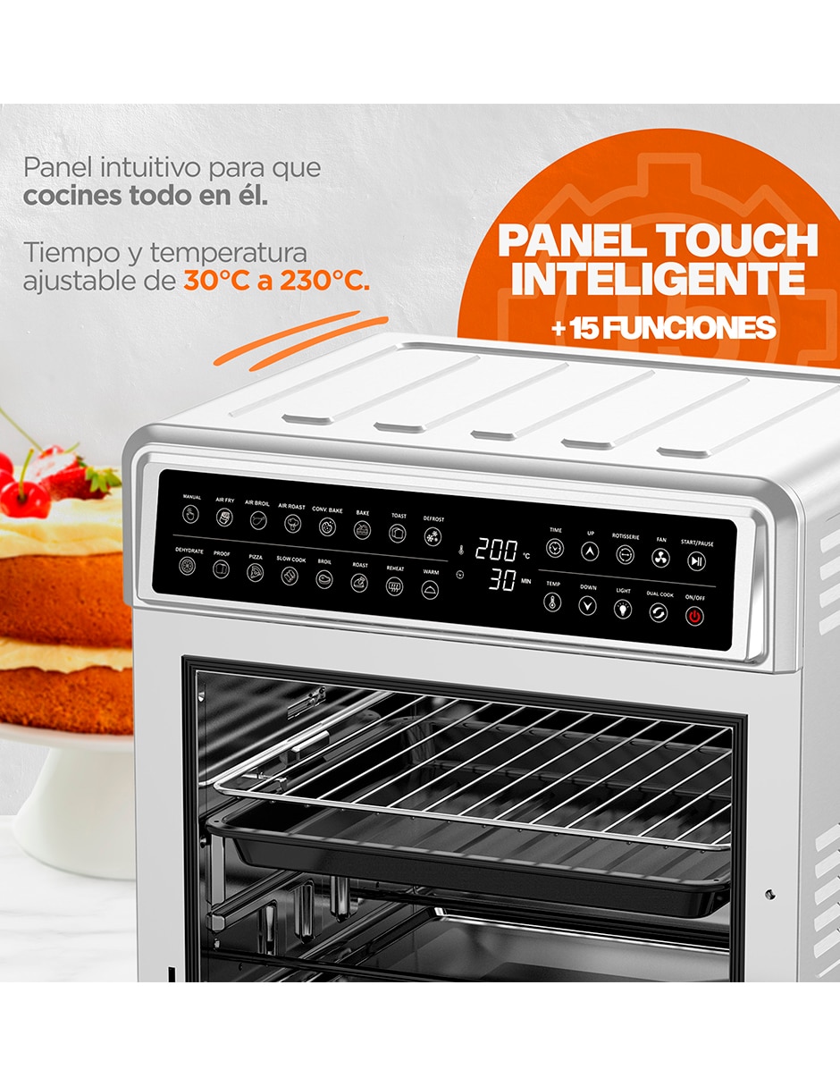 Horno eléctrico freidora Masterchef Mk-afo-20t 20 l