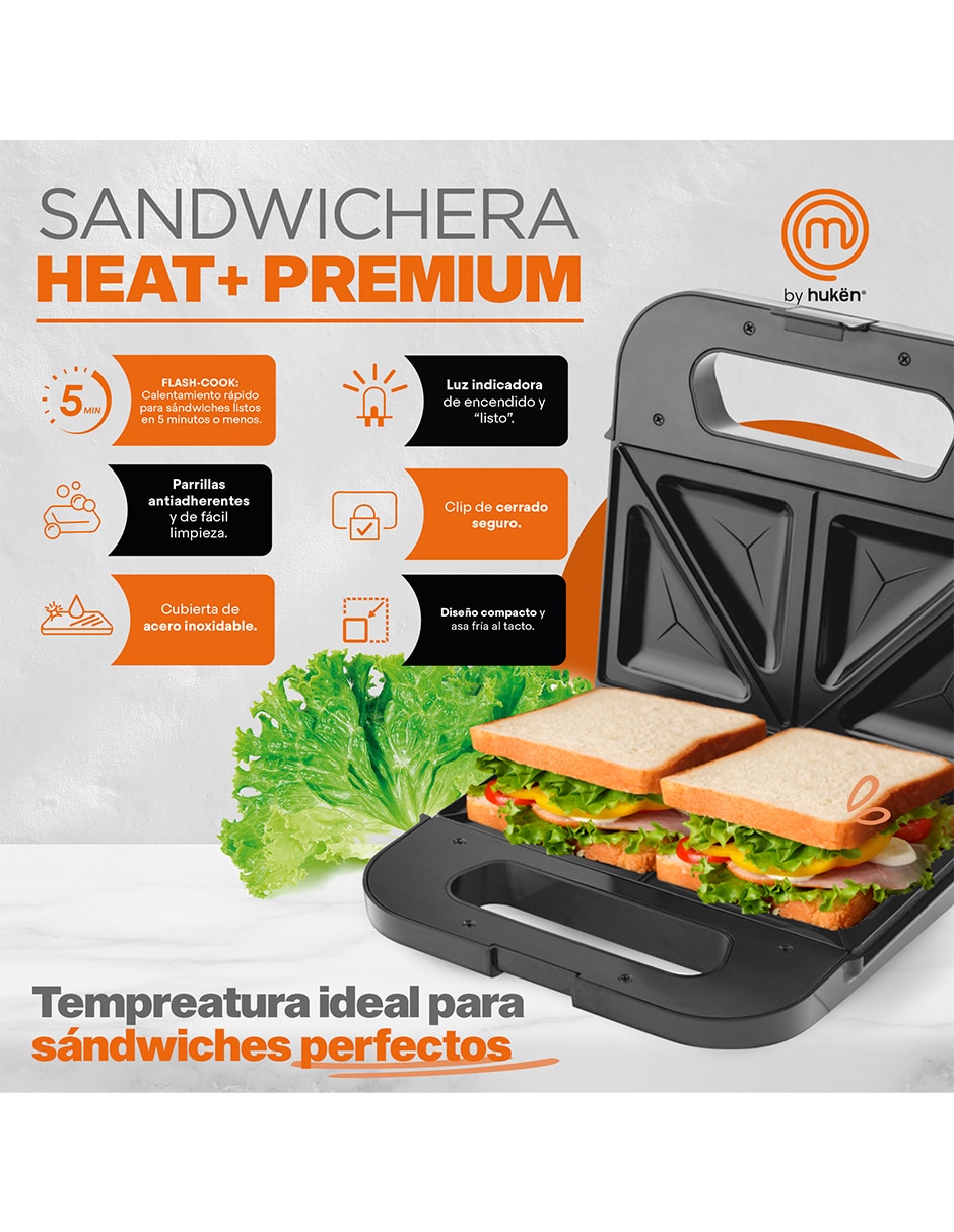 Sandwichera Masterchef MK-SM-2FS
