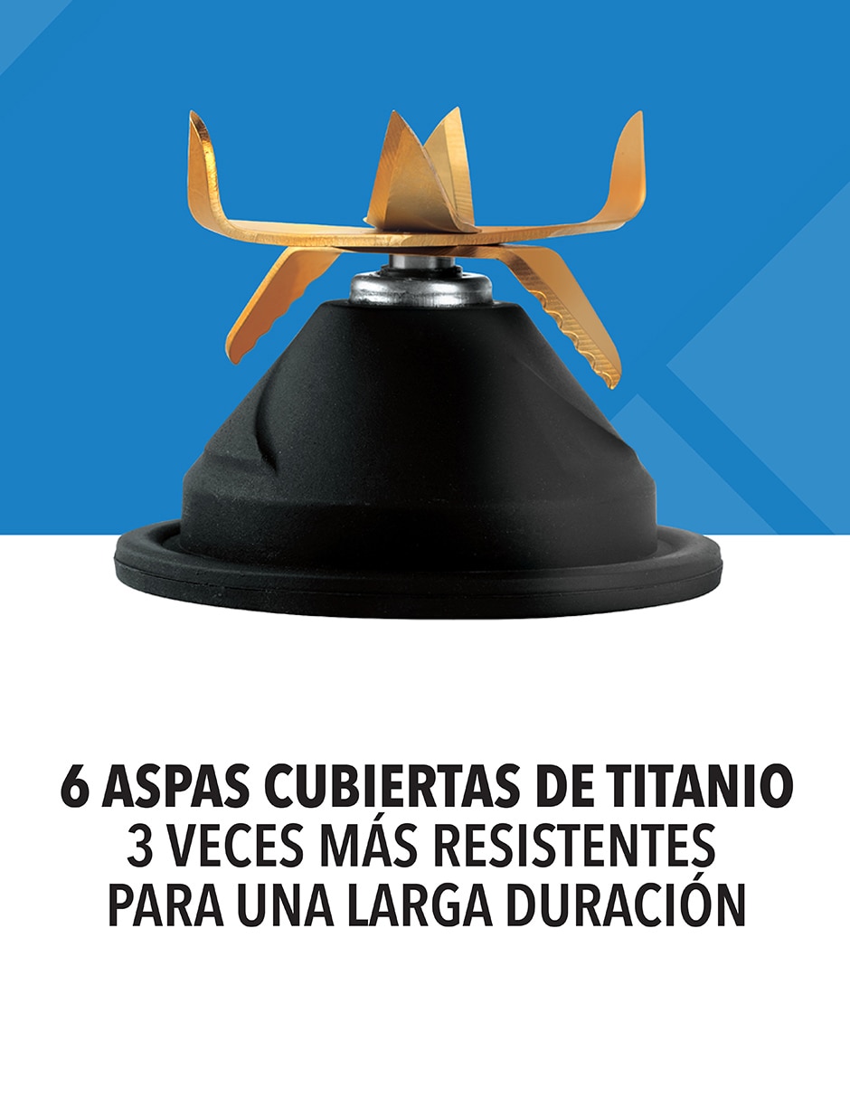 Licuadora BL6018-0BPLA 3 velocidades 10