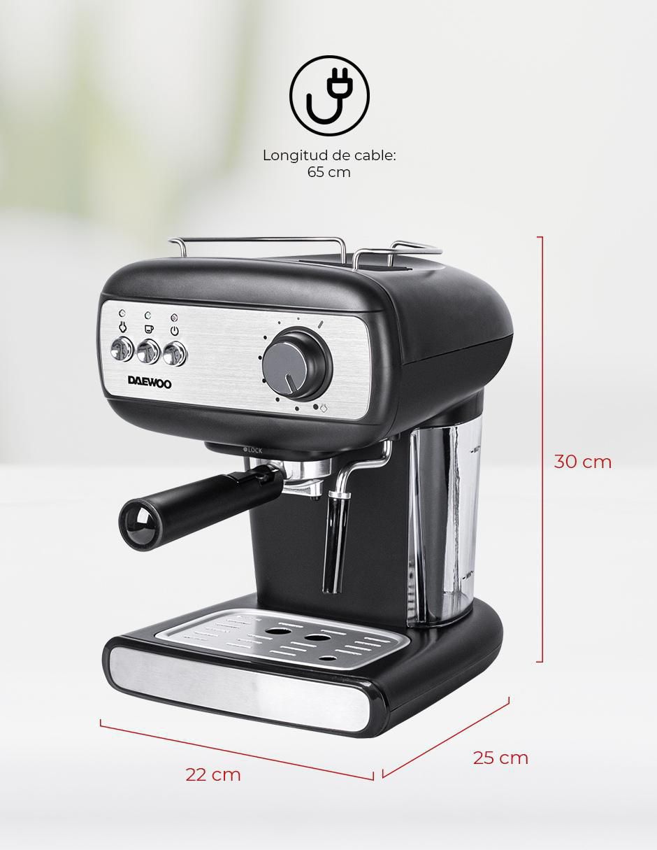 Cafetera espresso Daewoo des-1548