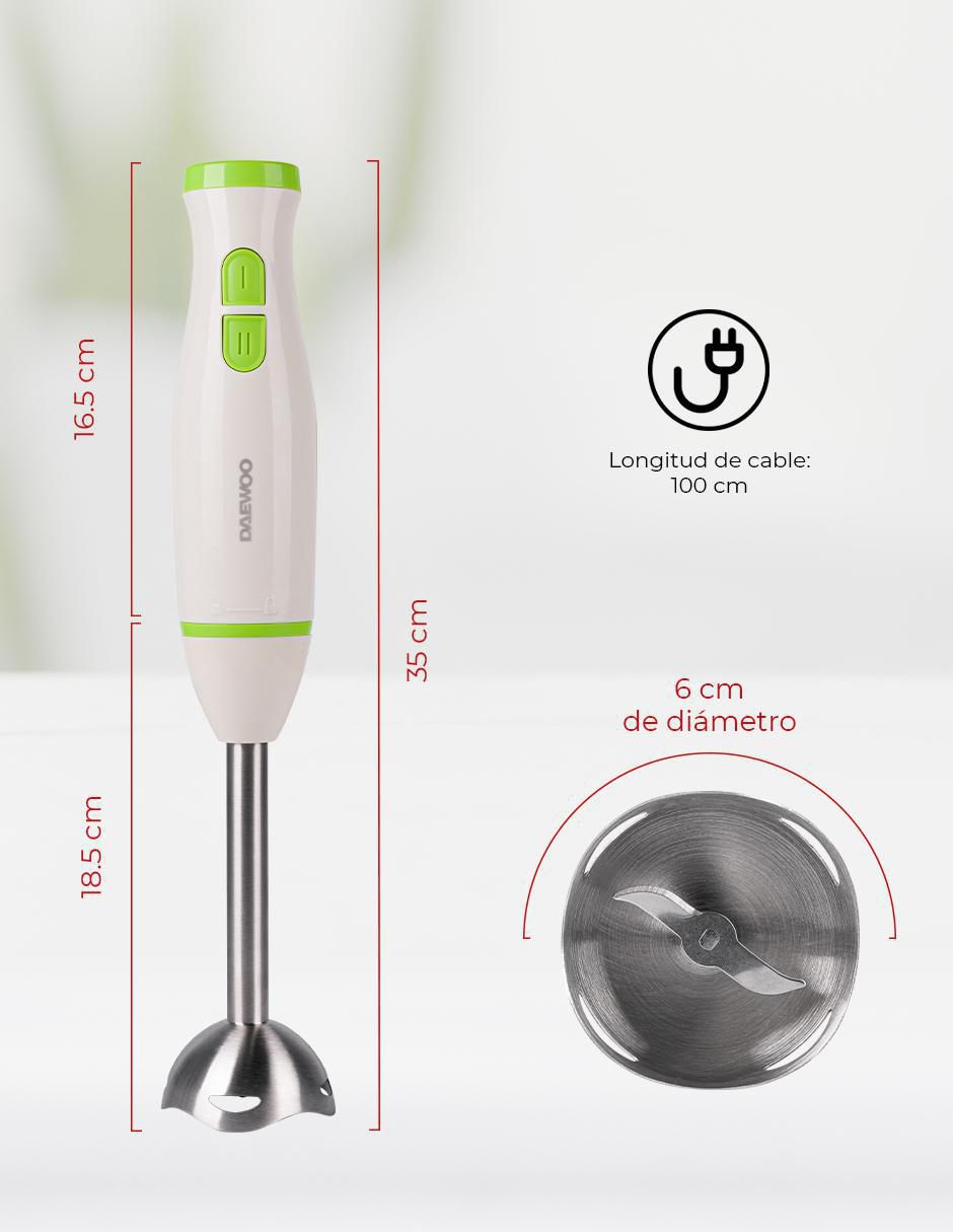 Batidora de inmersión Daewoo 2 velocidades Dhb-638