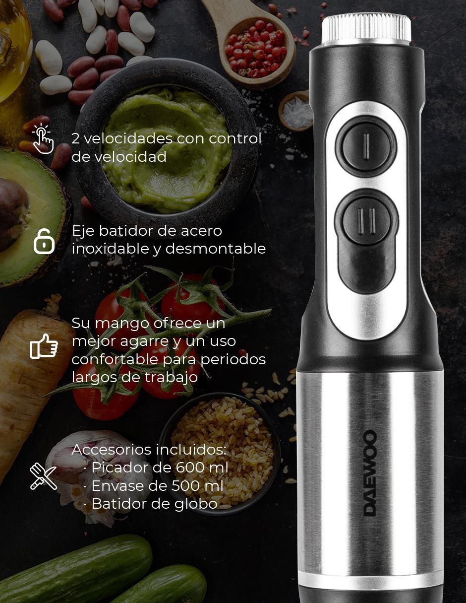 Batidora de inmersión Daewoo 2 velocidades Dhb-720S