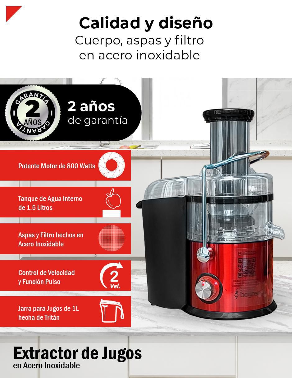 Extractor de jugo 800 W 5