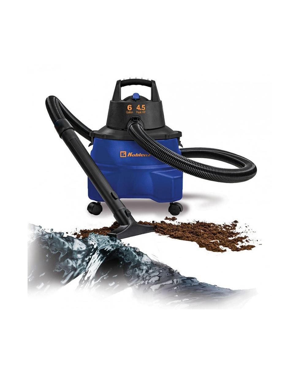 Aspiradora wet & dry Koblenz wd-6 l212 ss 6 litros