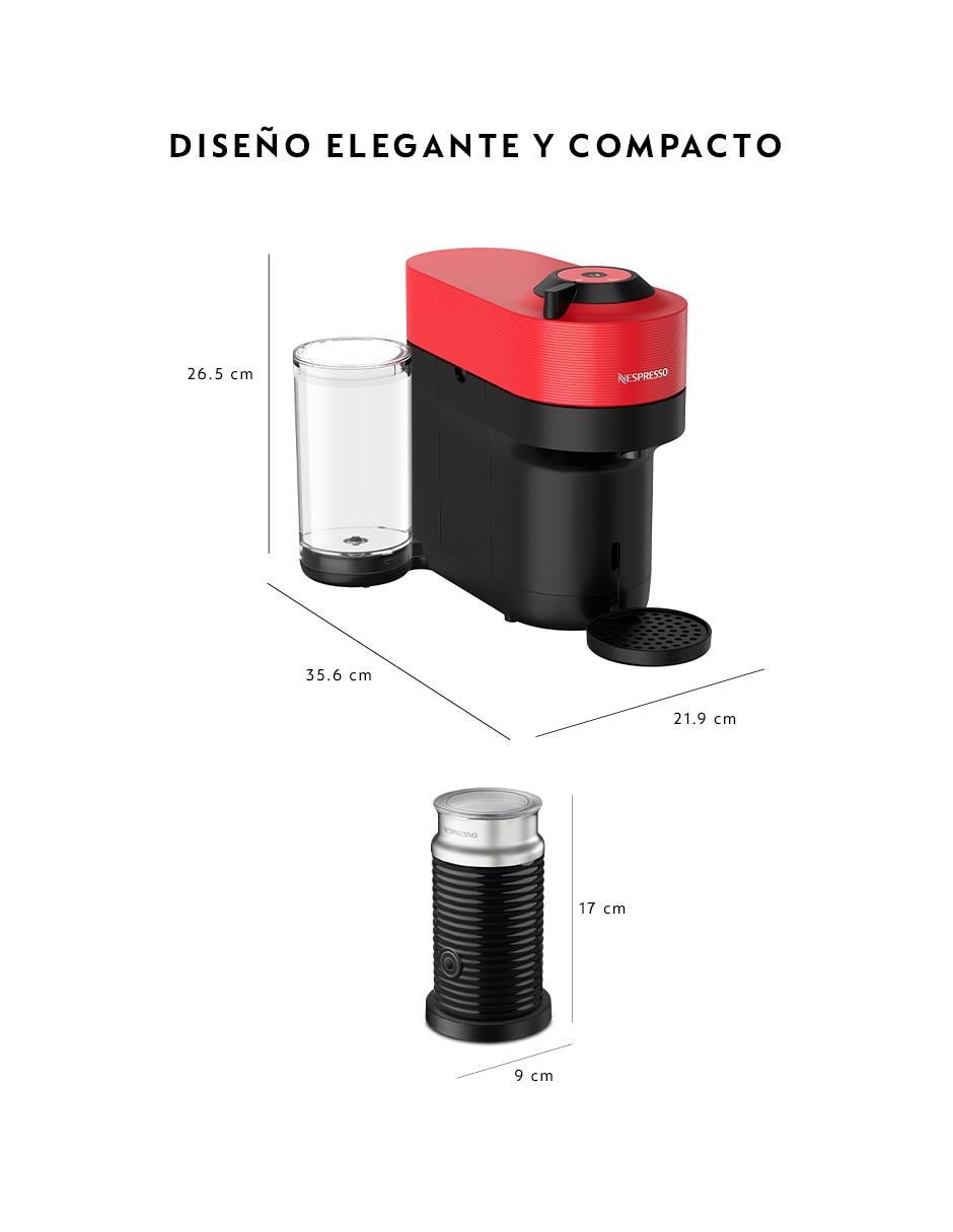Cafetera Combo Vertuo Pop Red 6