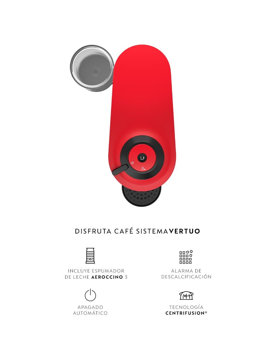 Cafetera Combo Vertuo Pop Red 3