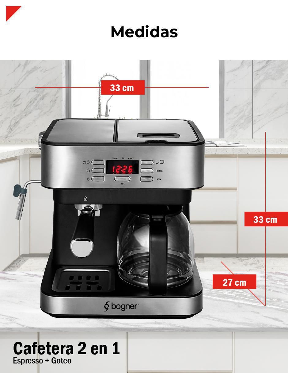 Cafetera espresso Bogner bdecm02