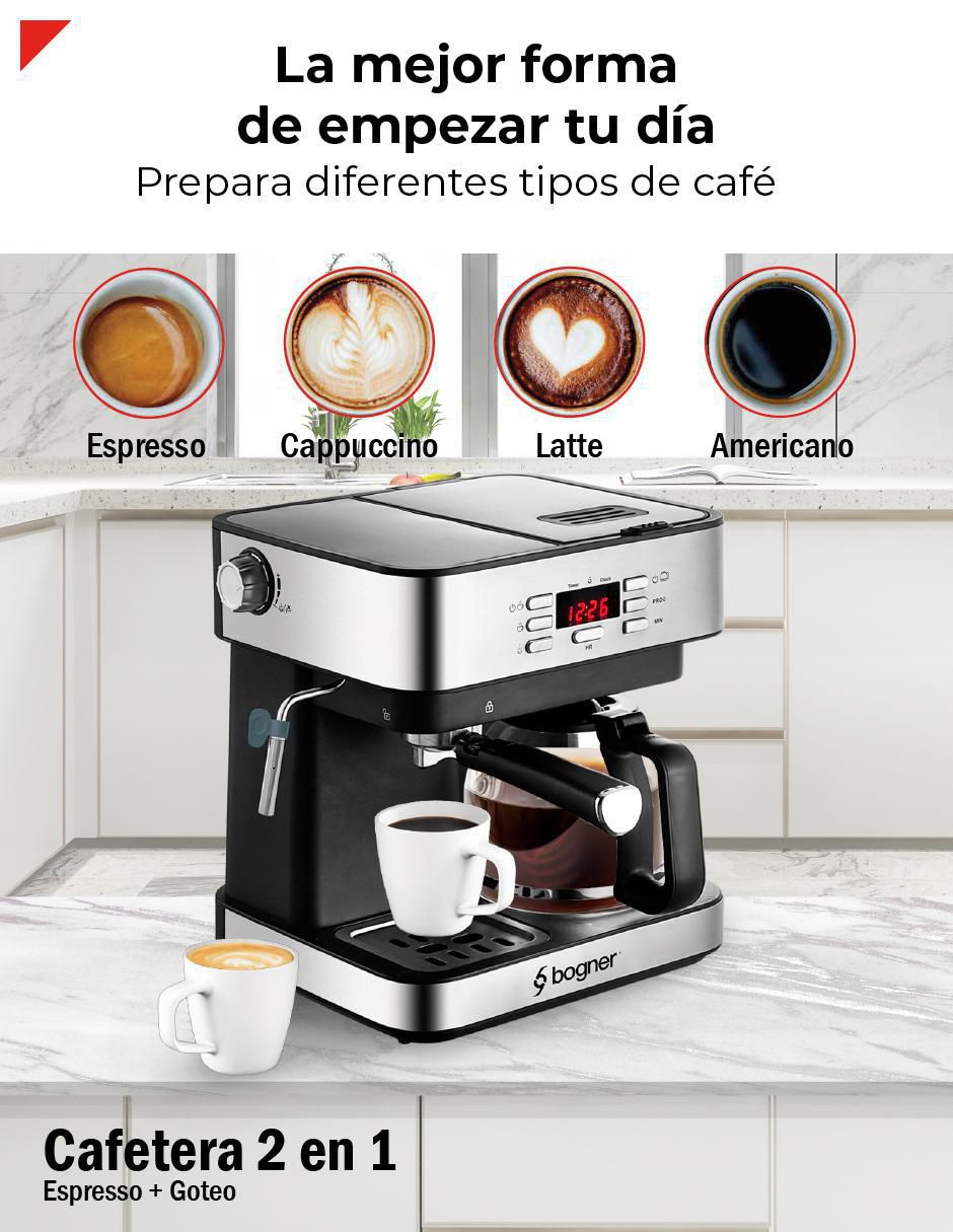 Cafetera espresso Bogner bdecm02