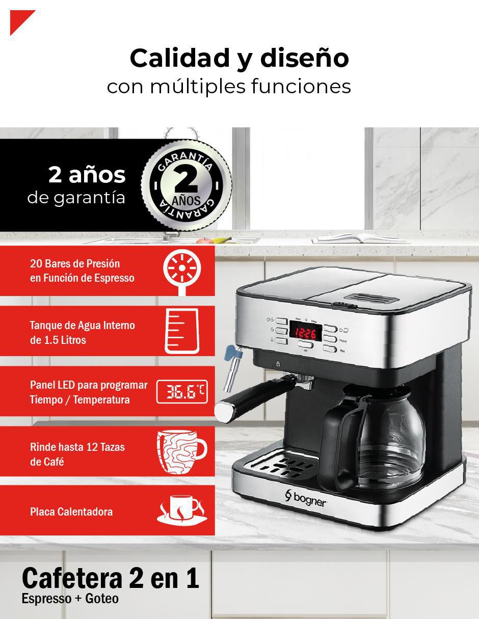 Cafetera espresso Bogner bdecm02