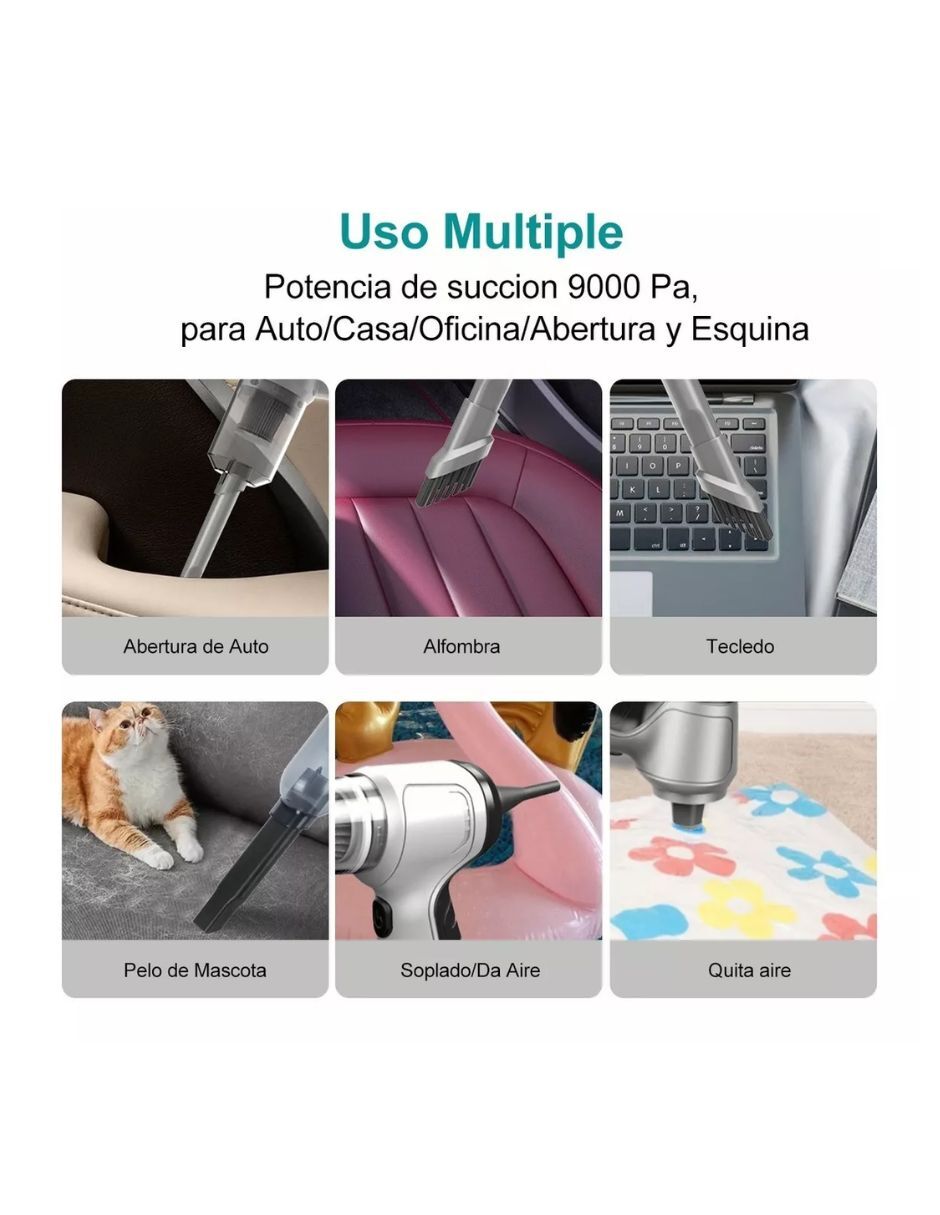 Aspiradora de mano Genérica 500 ml 5