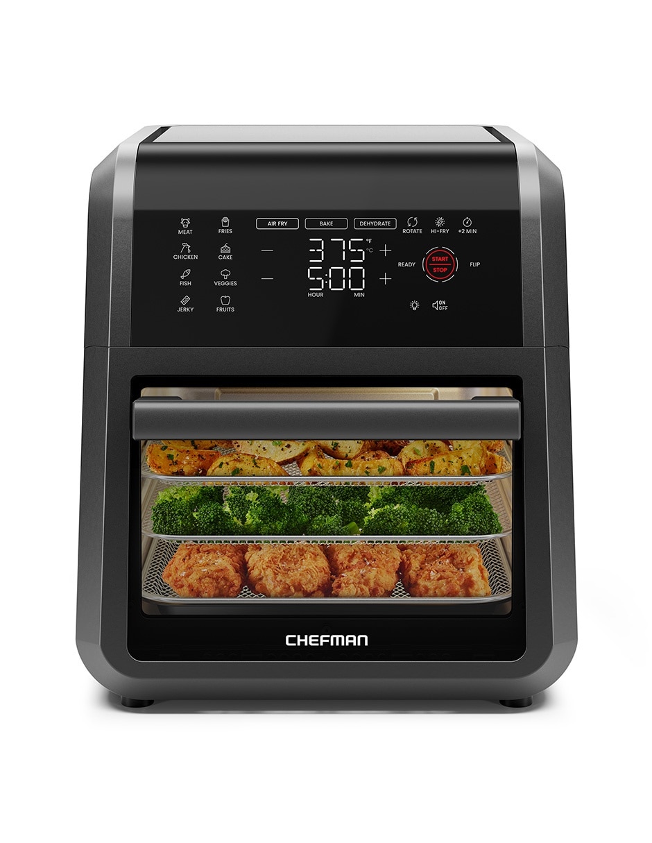 Freidora de aire chefman 11 l rj38-rdo-pv12-mx