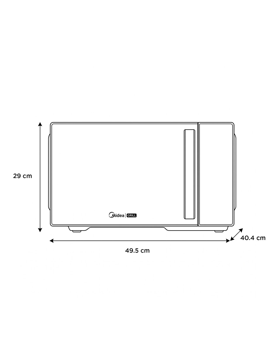 Horno de microondas convencional modelo MMDX11S2MG de 1.1 pies cúbicos 7