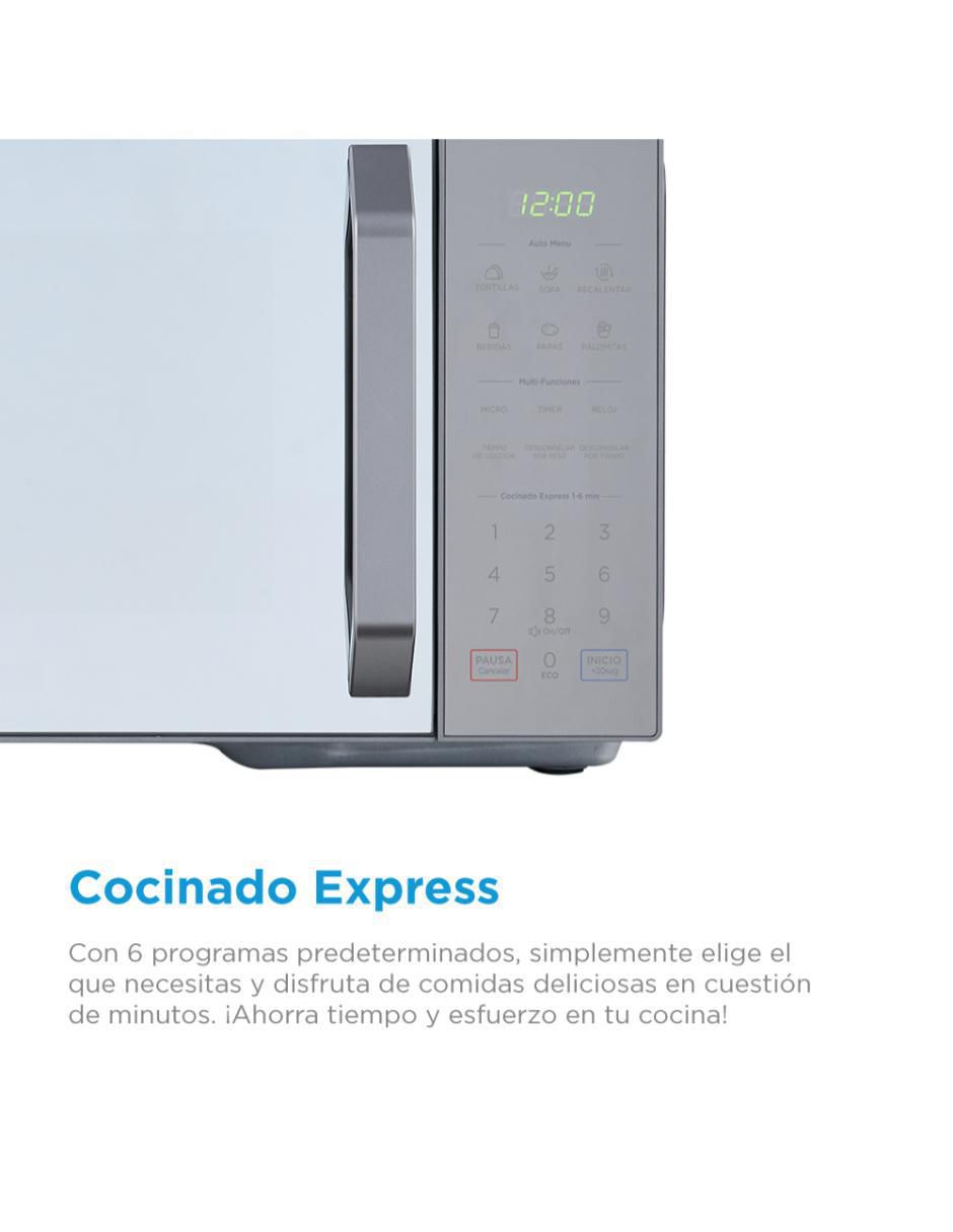 Horno de microondas convencional modelo MMDX11S2MG de 1.1 pies cúbicos Horno de microondas convencional modelo MMDX11S2MG de 1.1 pies cúbicos