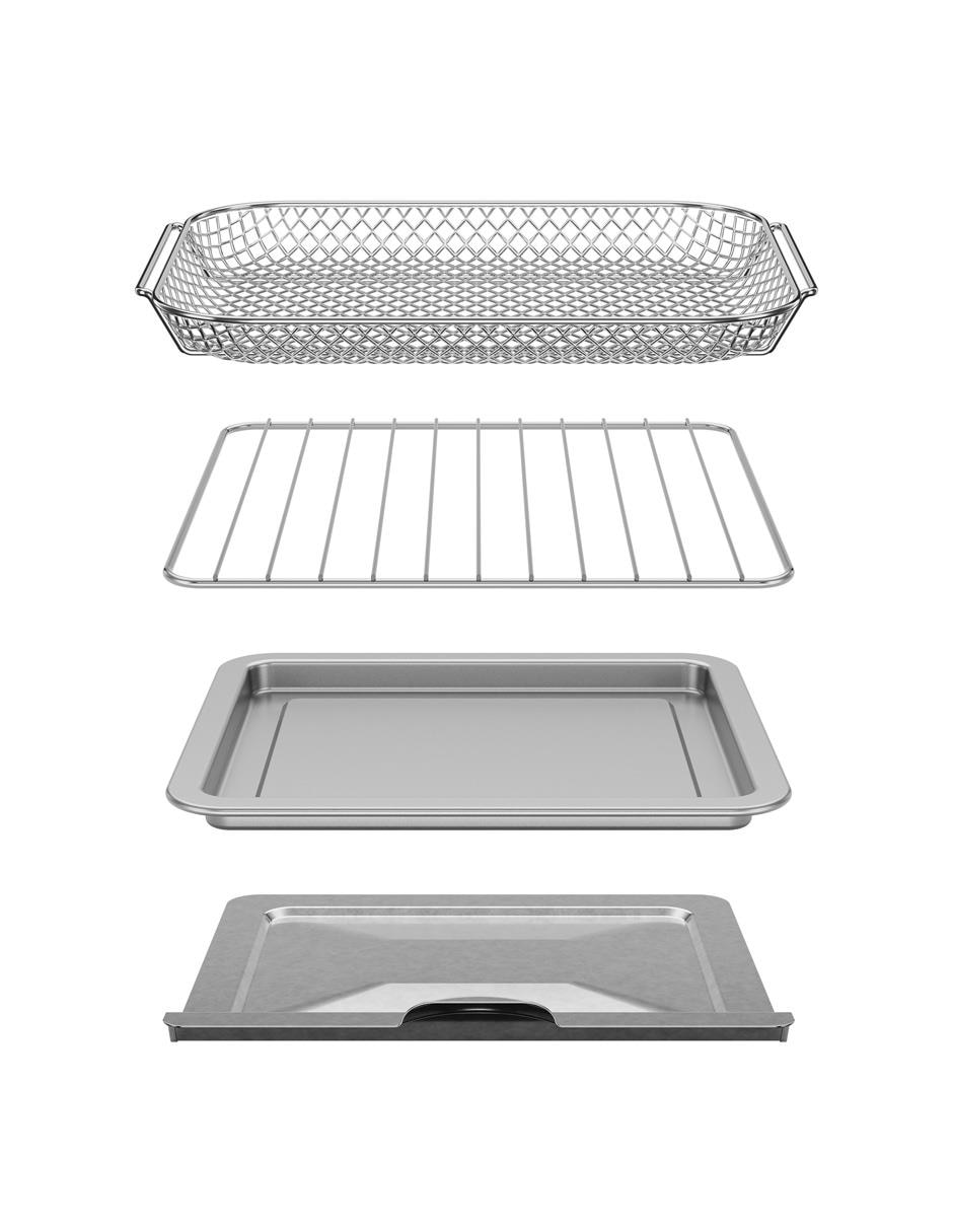 Horno eléctrico freidora Chefman RJ50-SS-M18-MX 18 l