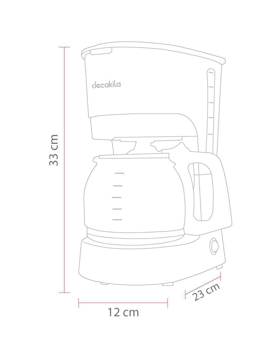 Cafetera de goteo Decakila kucf012b