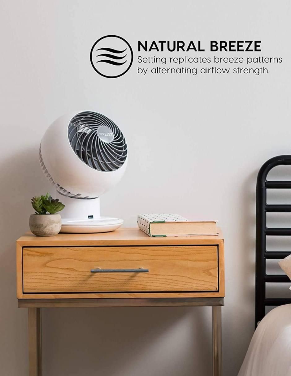 Ventilador de mesa con control remoto 5 velocidades