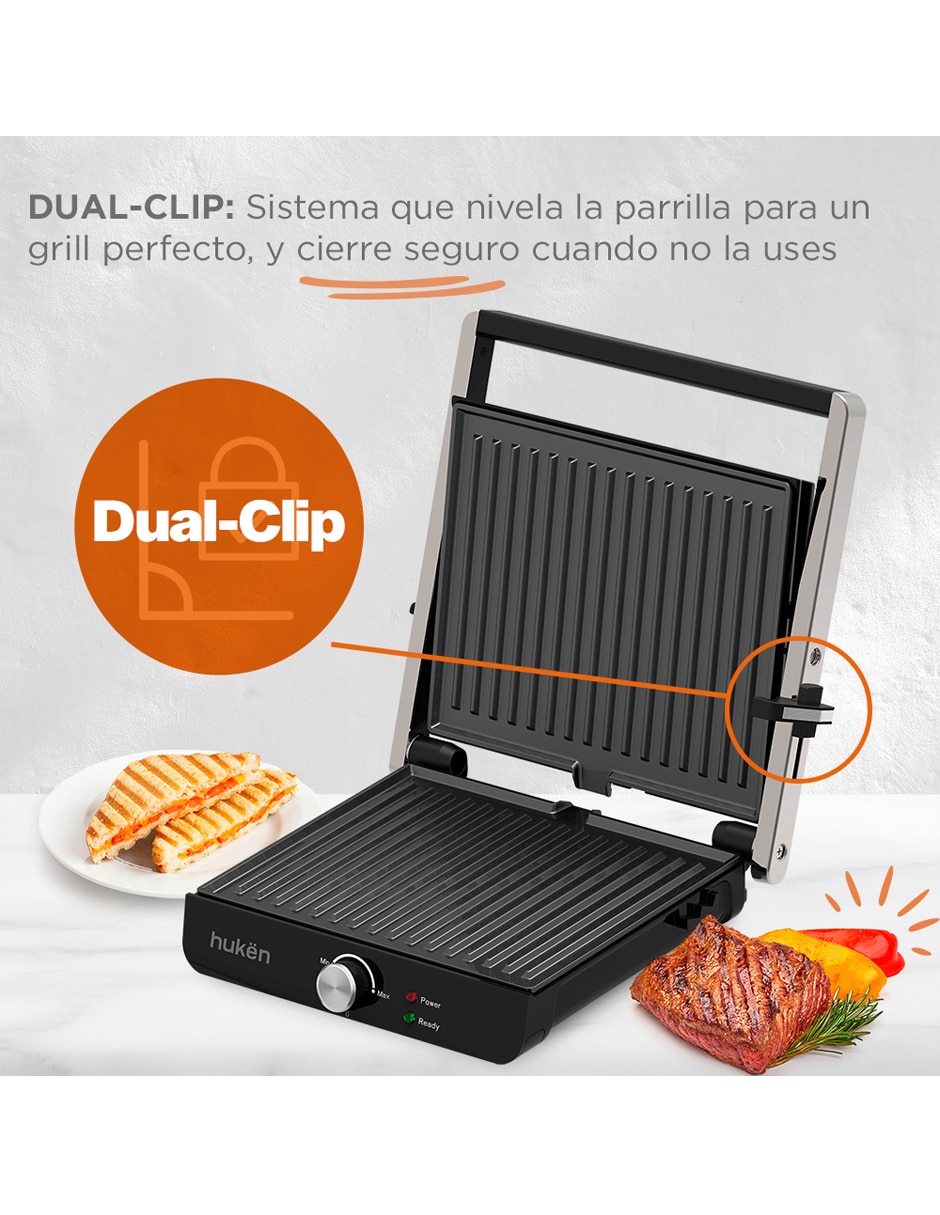 Parrilla eléctrica Masterchef MK-PG-4V2 de acero