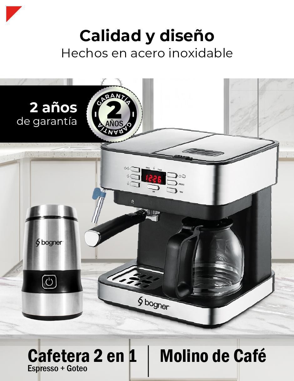 Cafetera combi Bogner bdecm02/bcg01