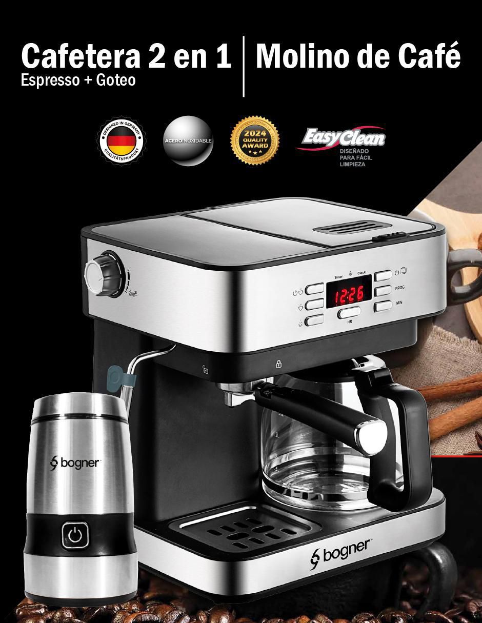 Cafetera combi Bogner bdecm02/bcg01