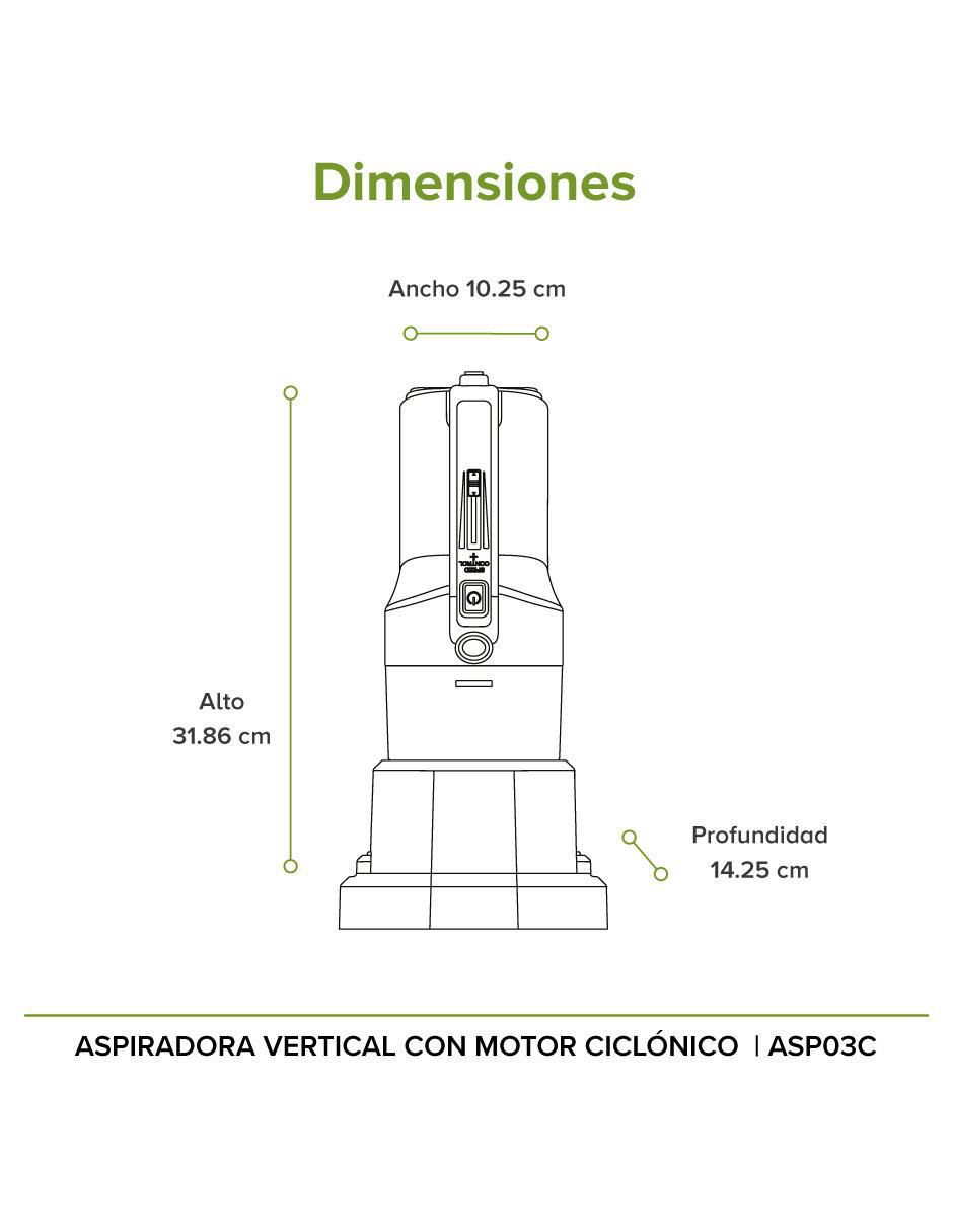 Aspiradora ciclónica Avera asp03c 400 ml