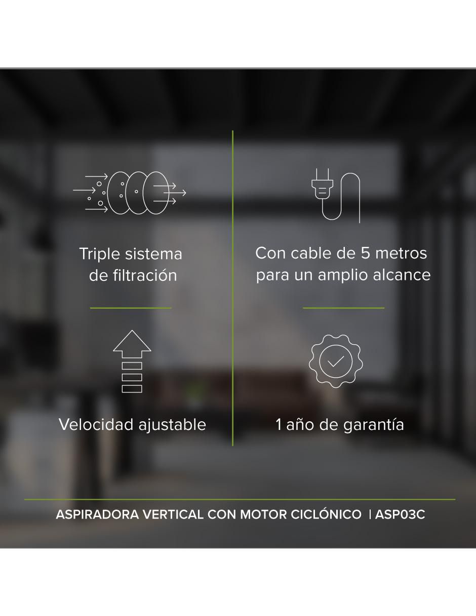 Aspiradora ciclónica Avera asp03c 400 ml