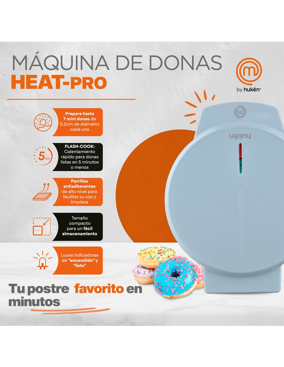 Máquina donas Masterchef MK-DM-7M 7 porciones 9
