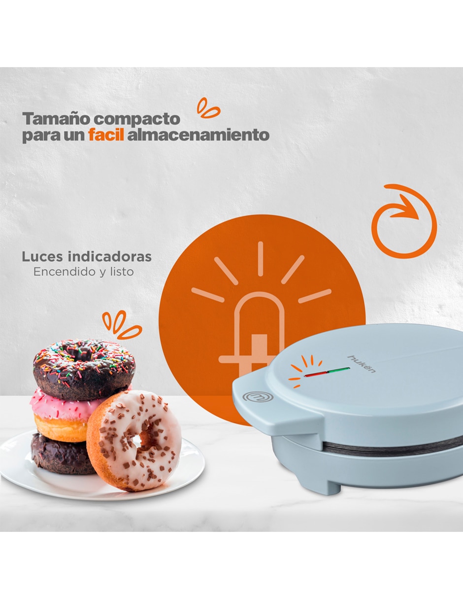 Máquina donas Masterchef MK-DM-7M 7 porciones 10