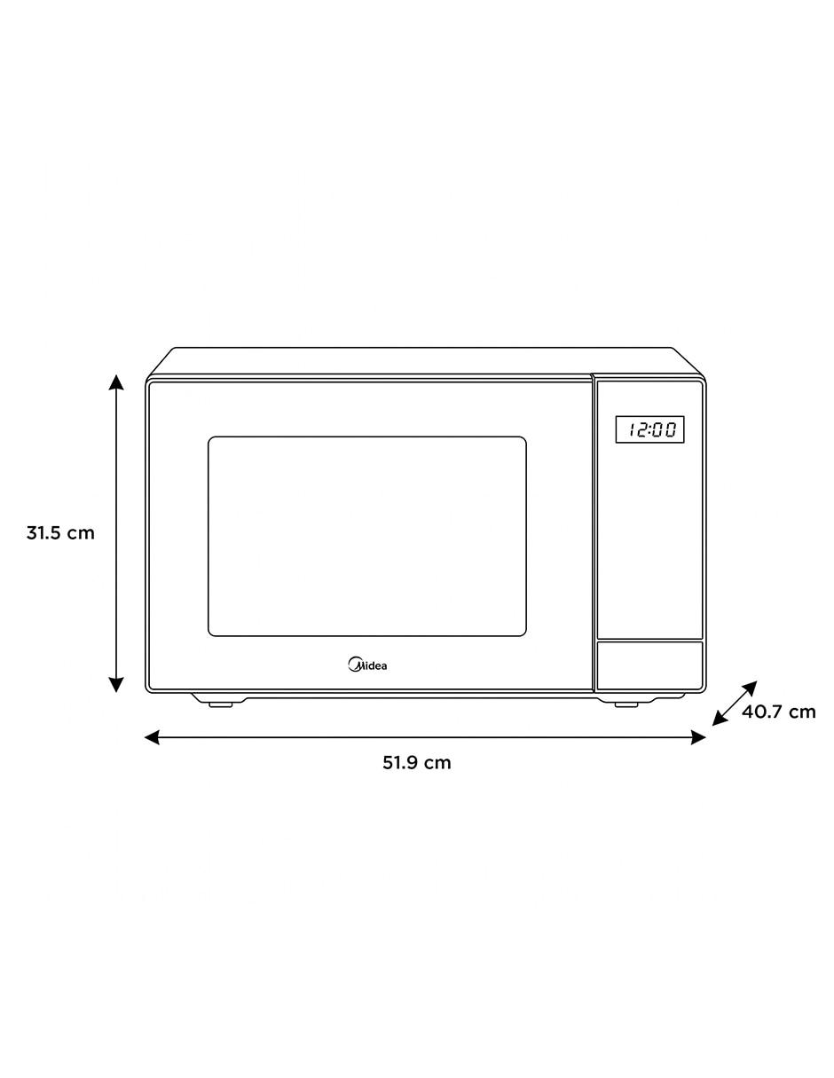 Horno de microondas convencional modelo MMDK14S2MB de 1.4 pies 7