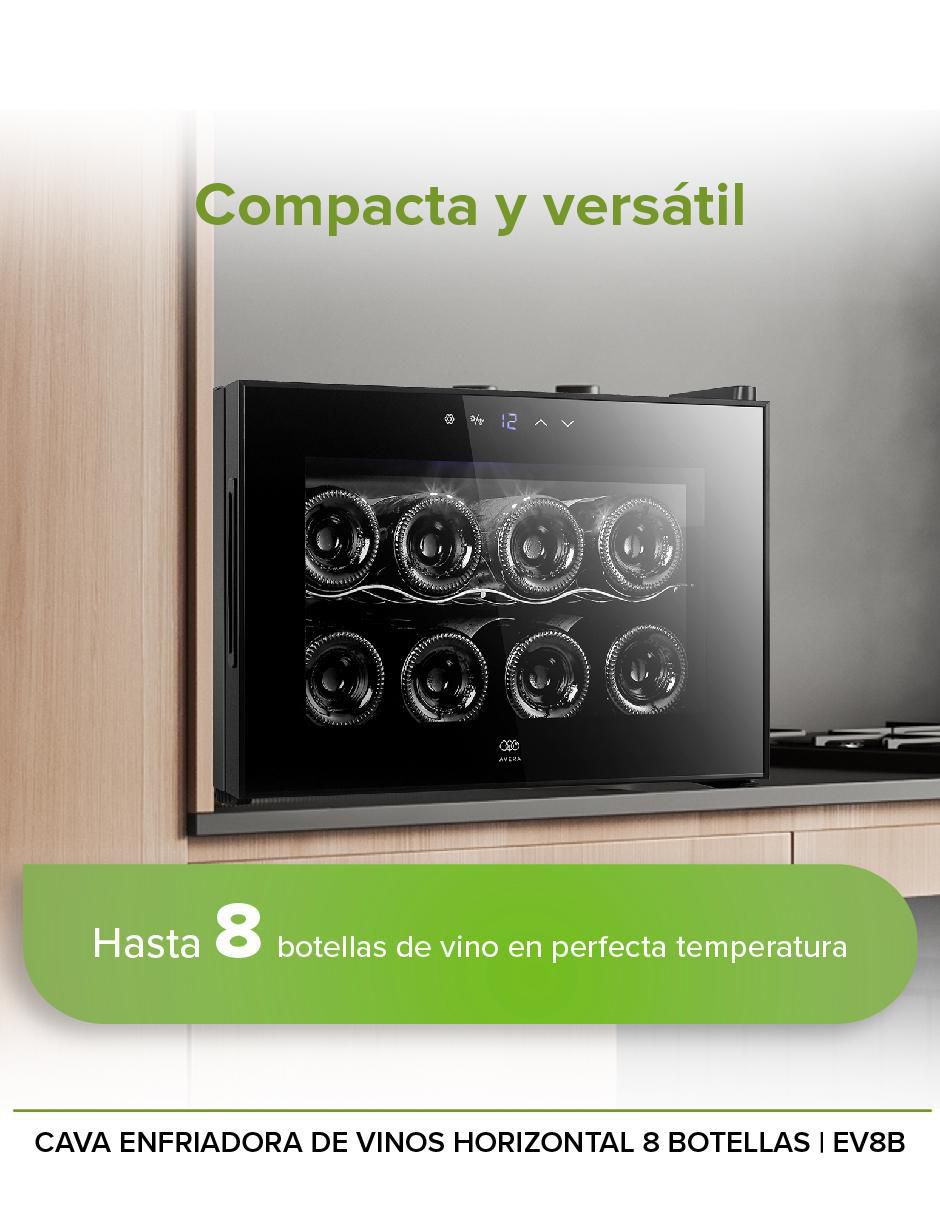 Enfriador de vinos EV8B capacidad 8 botellas 4