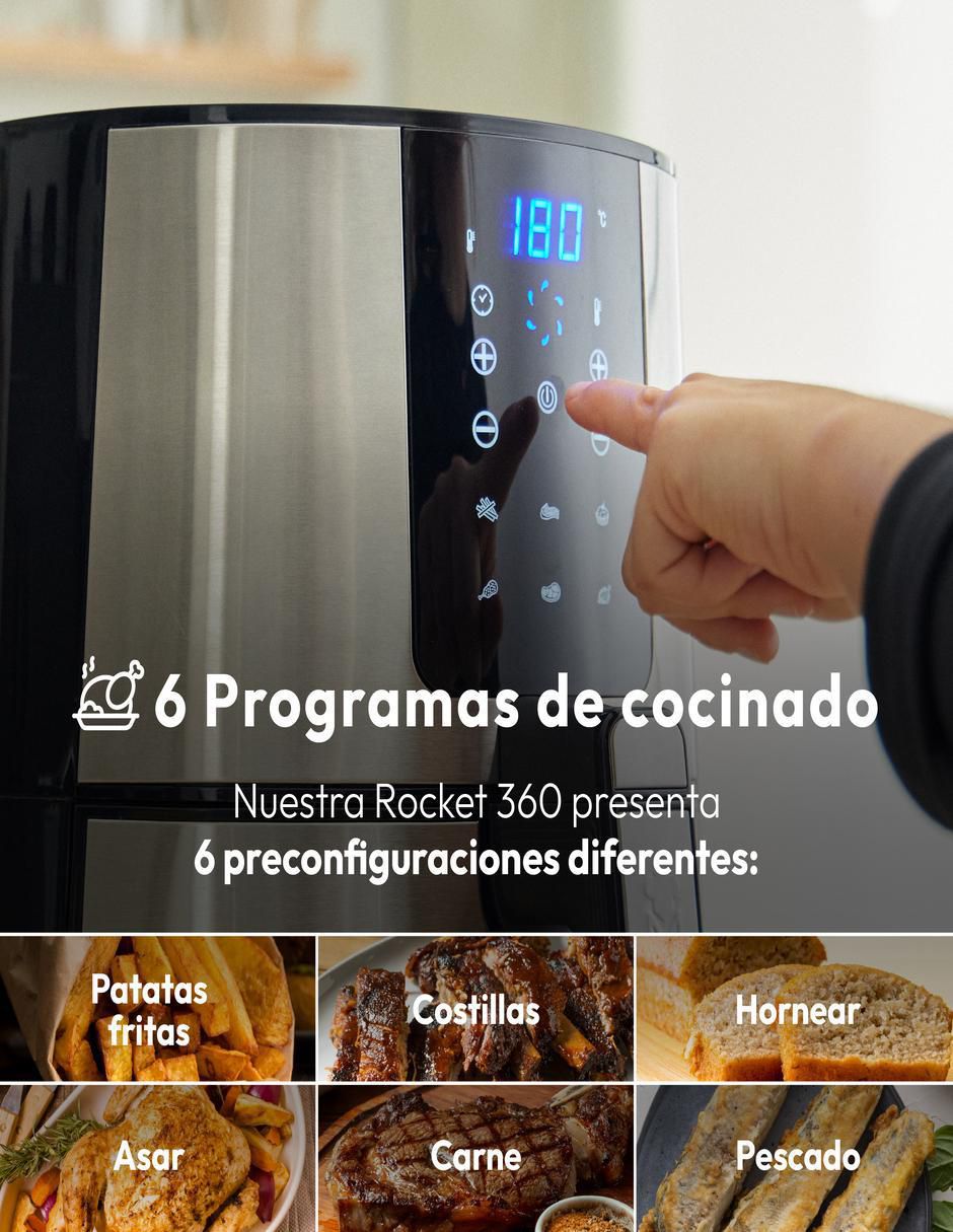 Freidora de aire con compartimento único Master Pro 3.6 l BGMP-9307