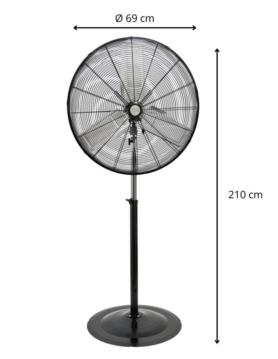 Ventilador de pedestal Narvik 3 velocidades