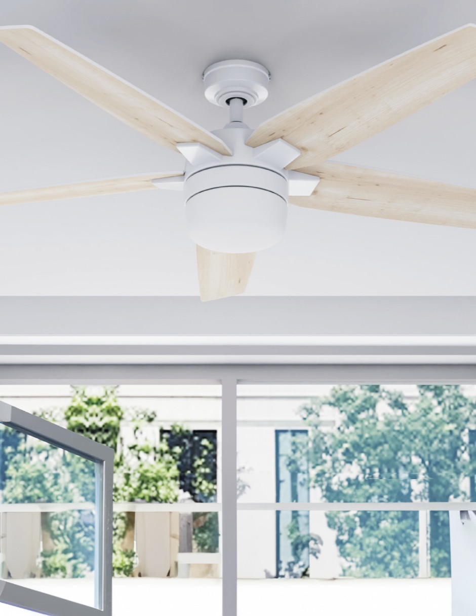 Ventilador de techo con control remoto 3 velocidades 4