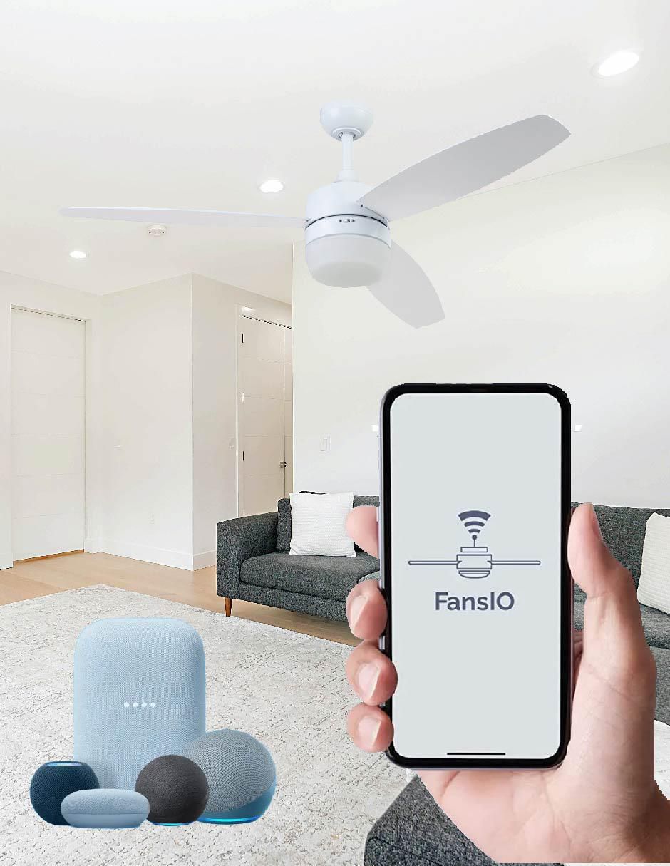 Ventilador de techo con control remoto 3 velocidades 2