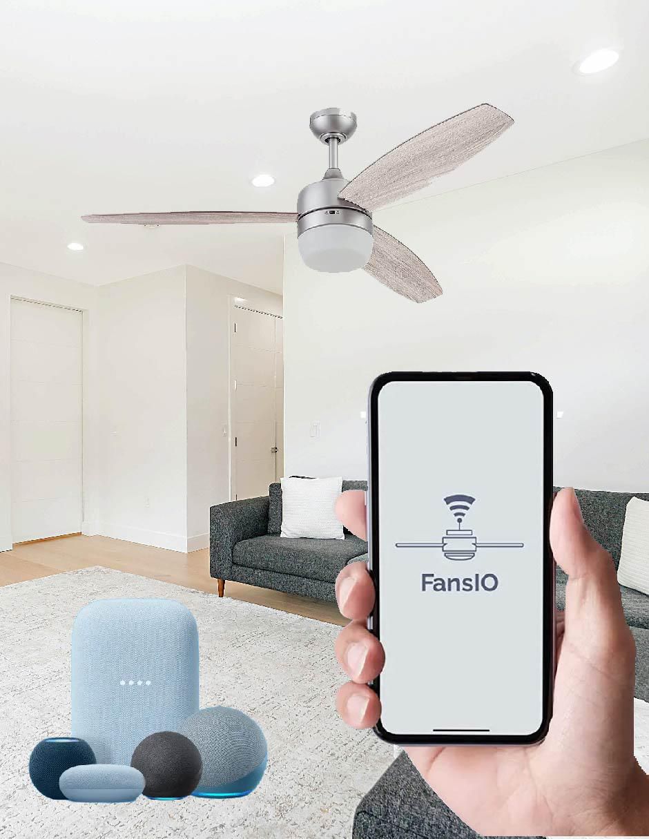 Ventilador de techo Prominence Home con control remoto 3 velocidades