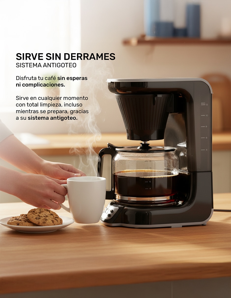 Cafetera de goteo velvet digital 5
