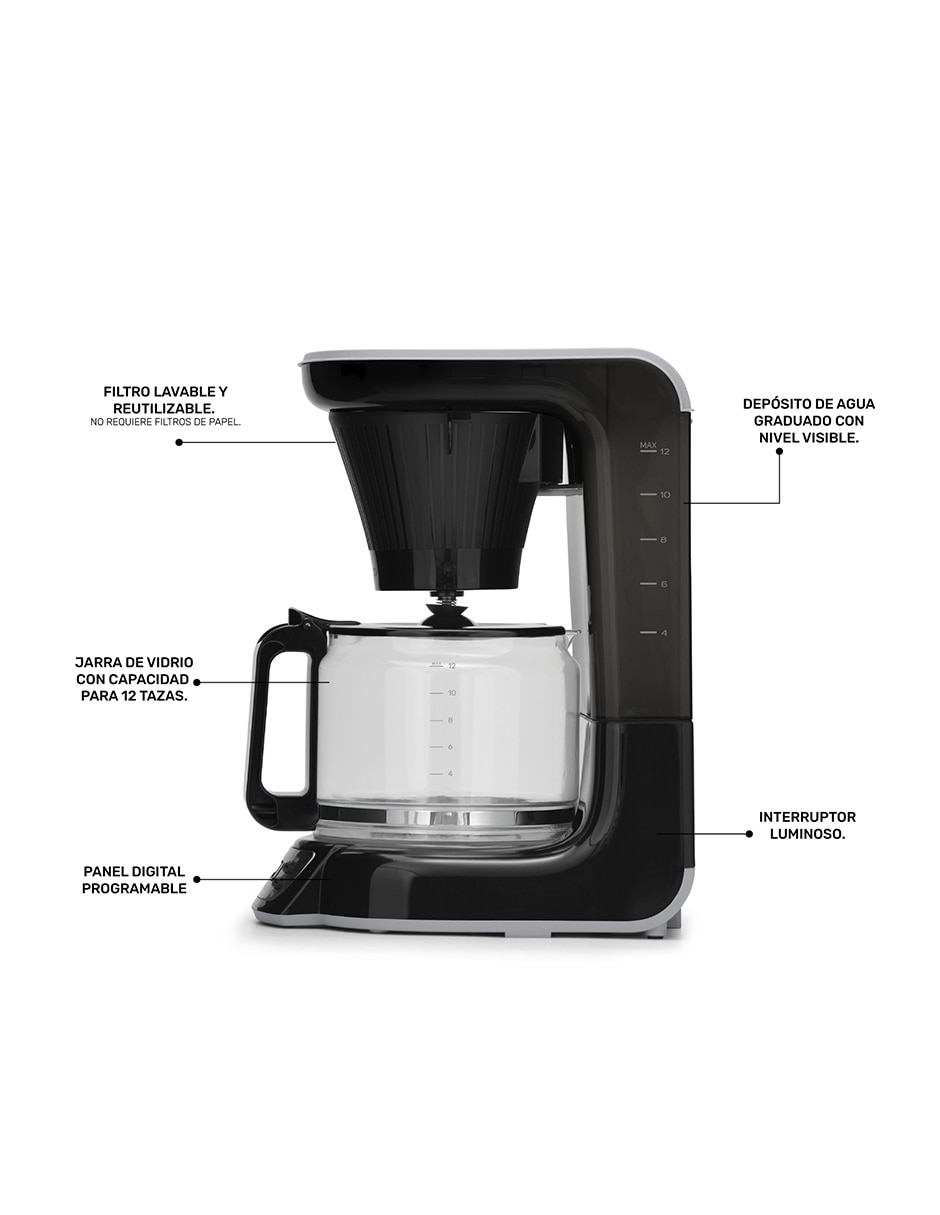 Cafetera de goteo velvet digital 9