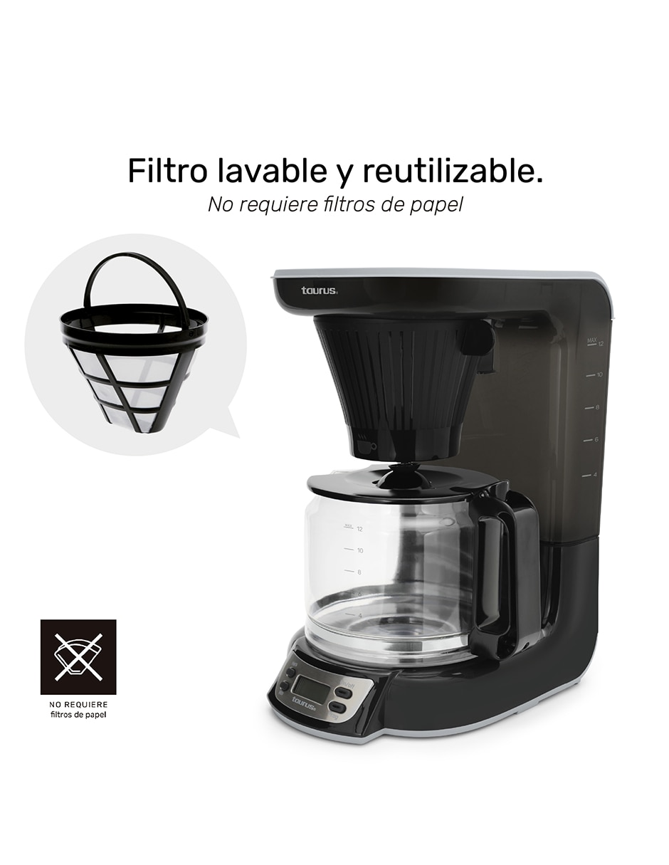 Cafetera de goteo velvet digital 10