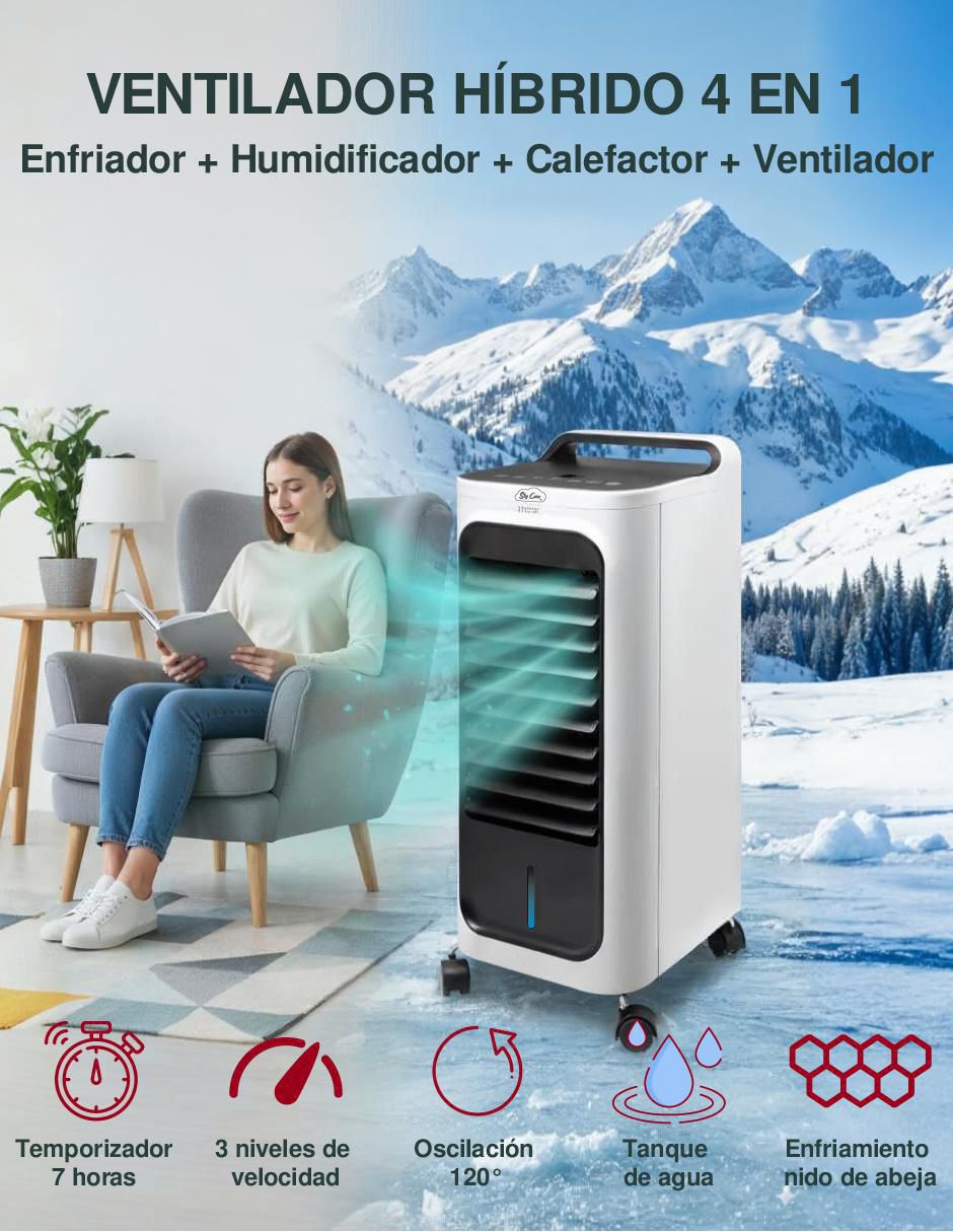 Ventilador 3 en 1 Skycare con control 3 velocidades