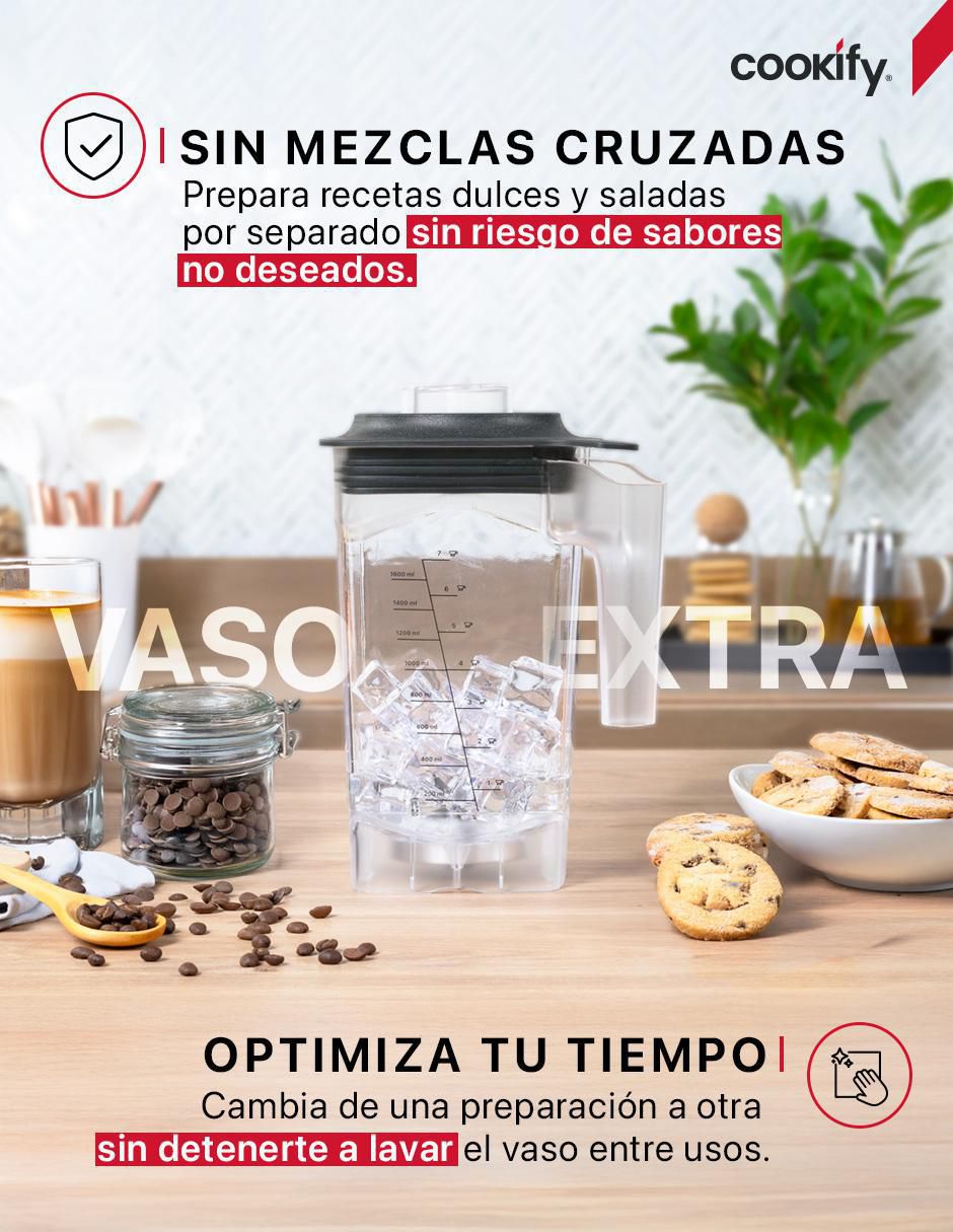 Set de vasos para licuadora Cookify