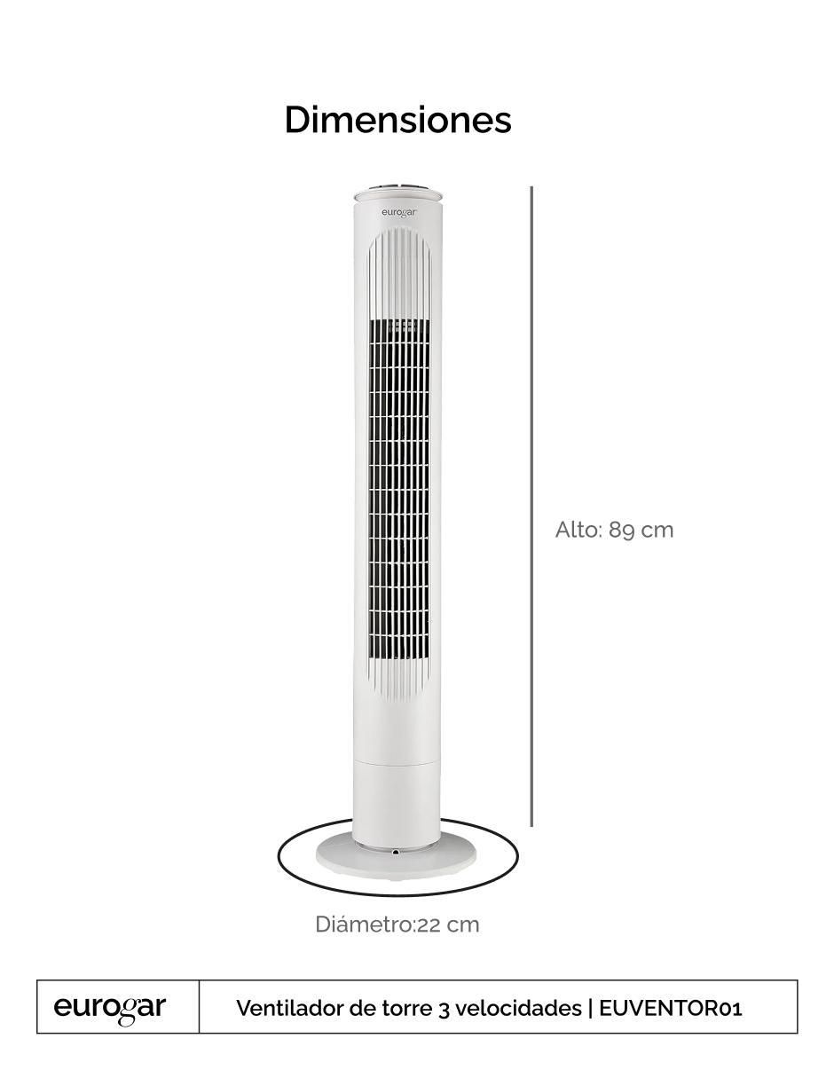 Ventilador de torre 3 velocidades 6