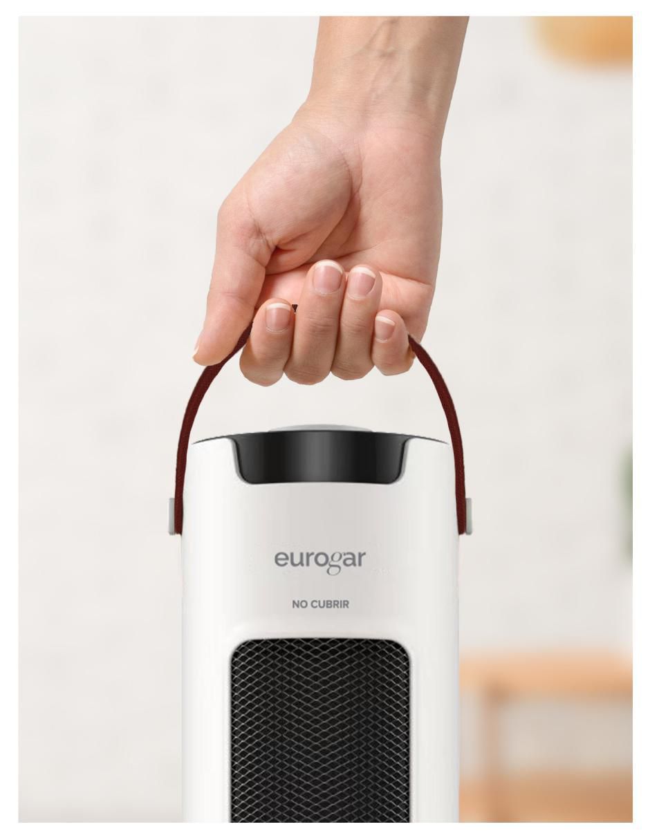 Calefactor torre cerámico eléctrico de 127 V 2