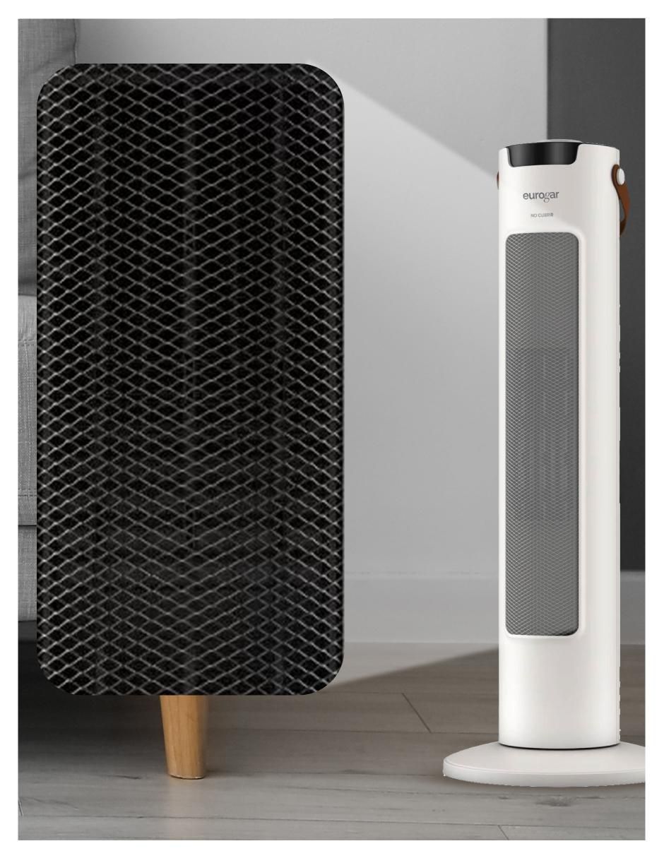 Calefactor torre cerámico eléctrico de 127 V 3