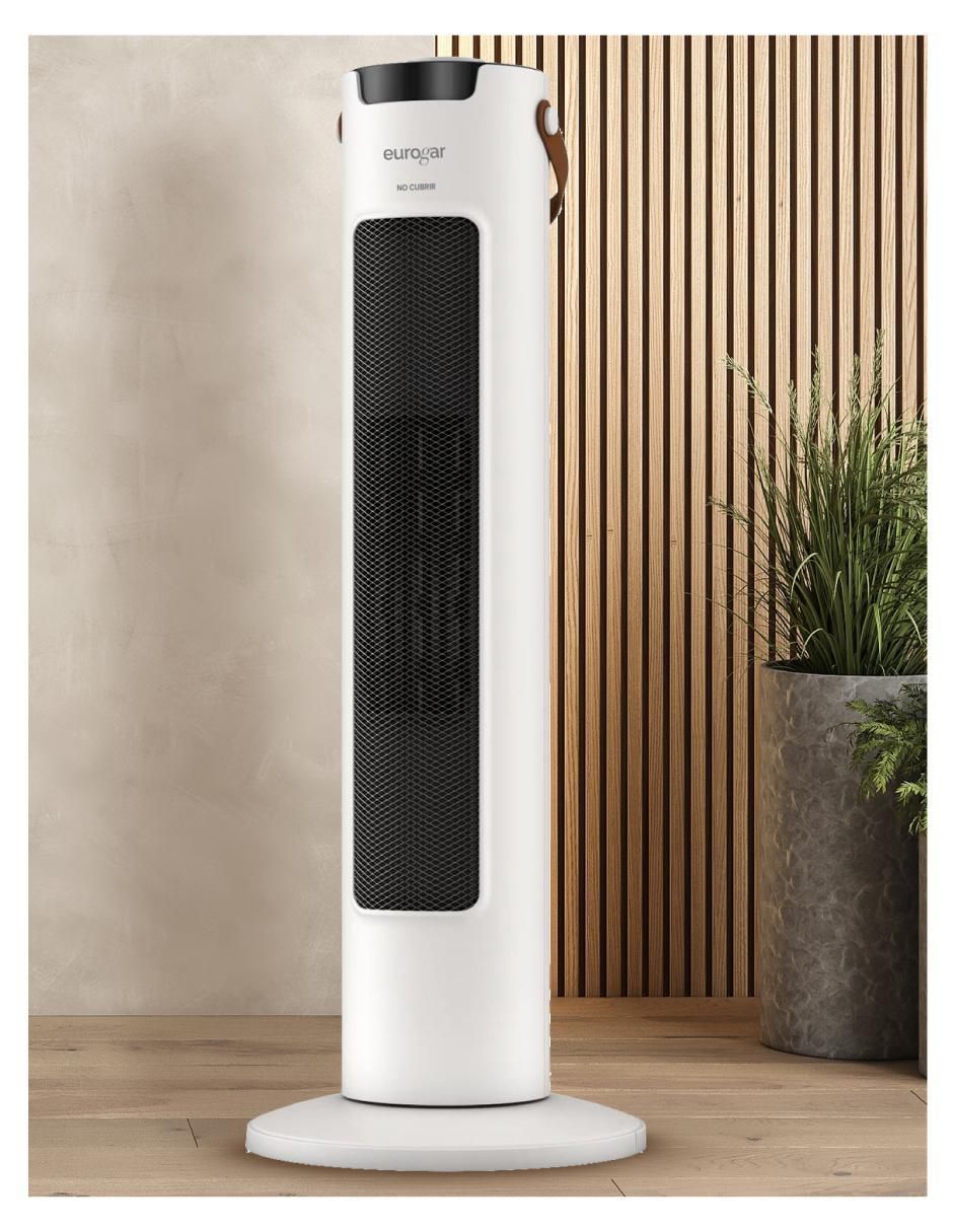 Calefactor torre cerámico eléctrico de 127 V 4