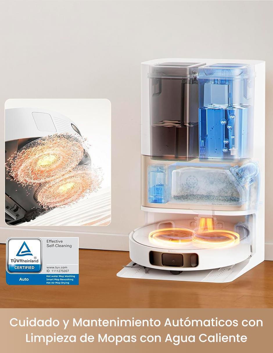 Aspiradora robot Dreametech l10s pro ultra heat 350 ml