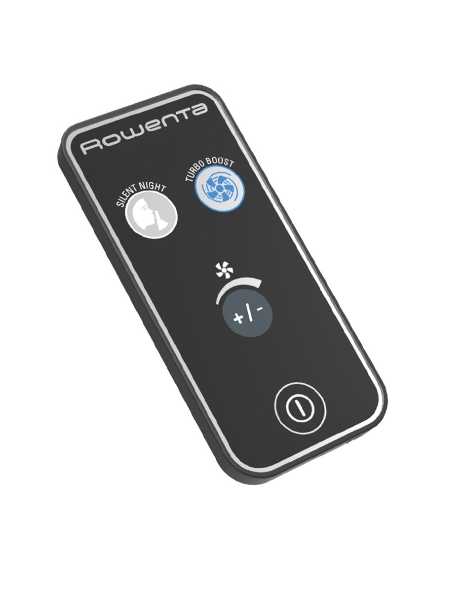 Ventilador de pedestal Rowenta con control remoto 5 velocidades
