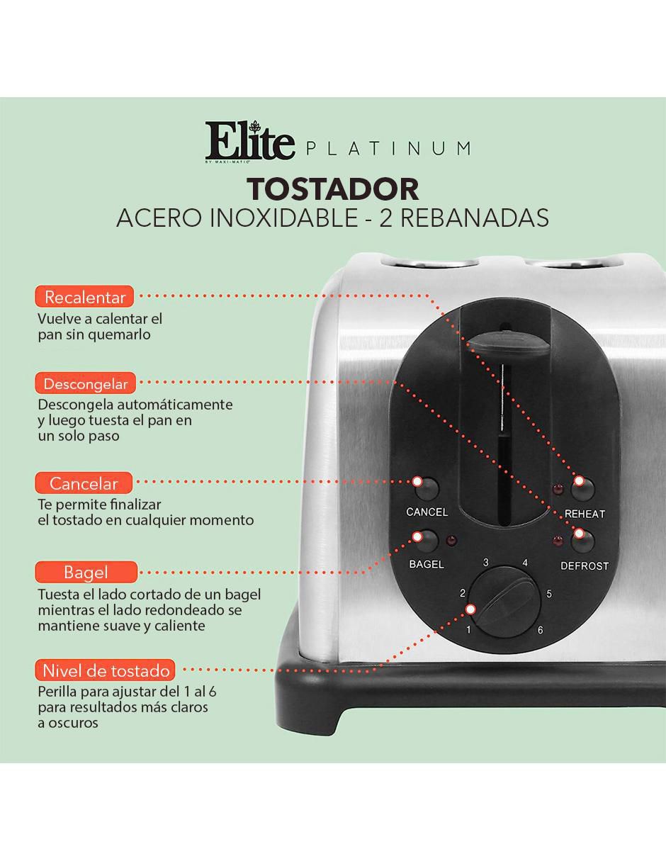 Tostador Elite ECT-200X Platinum