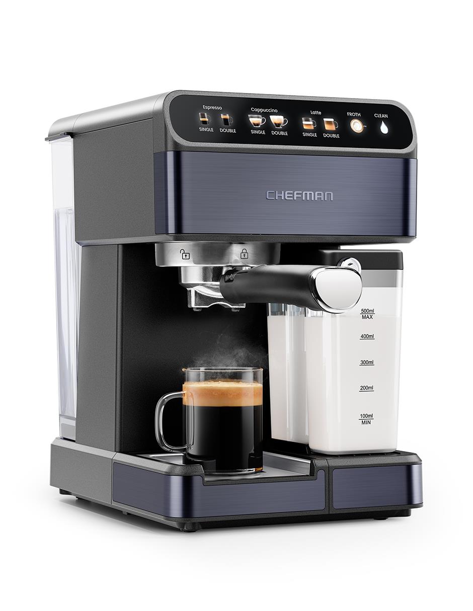 Cafetera espresso Chefman barista pro plus rj54-i-sv-blk-mx