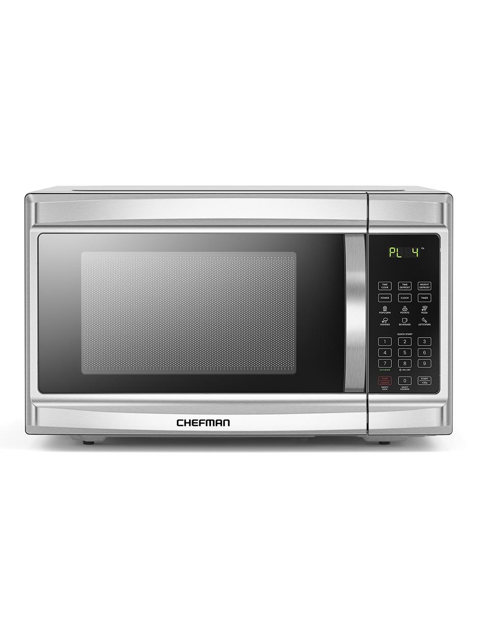 Horno de microondas convencional Chefman modelo RJ55-SS-13-MX de 1.3 pies cúbicos